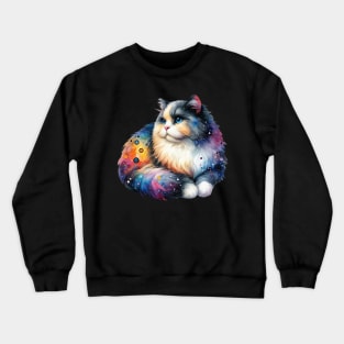 Galactic Kitty Crewneck Sweatshirt